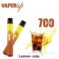 Elfbar 700 Puff crsytal elux ecig vapes يمكن التخلص منها